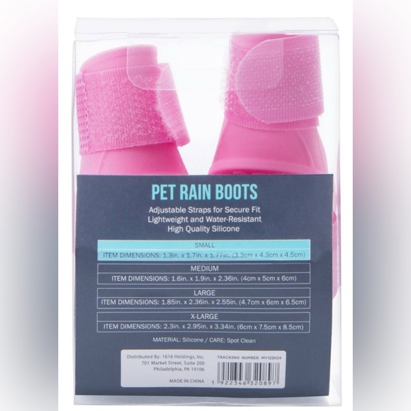 NEW Chihuahua Pink Rain Boots - Picture 3 of 3